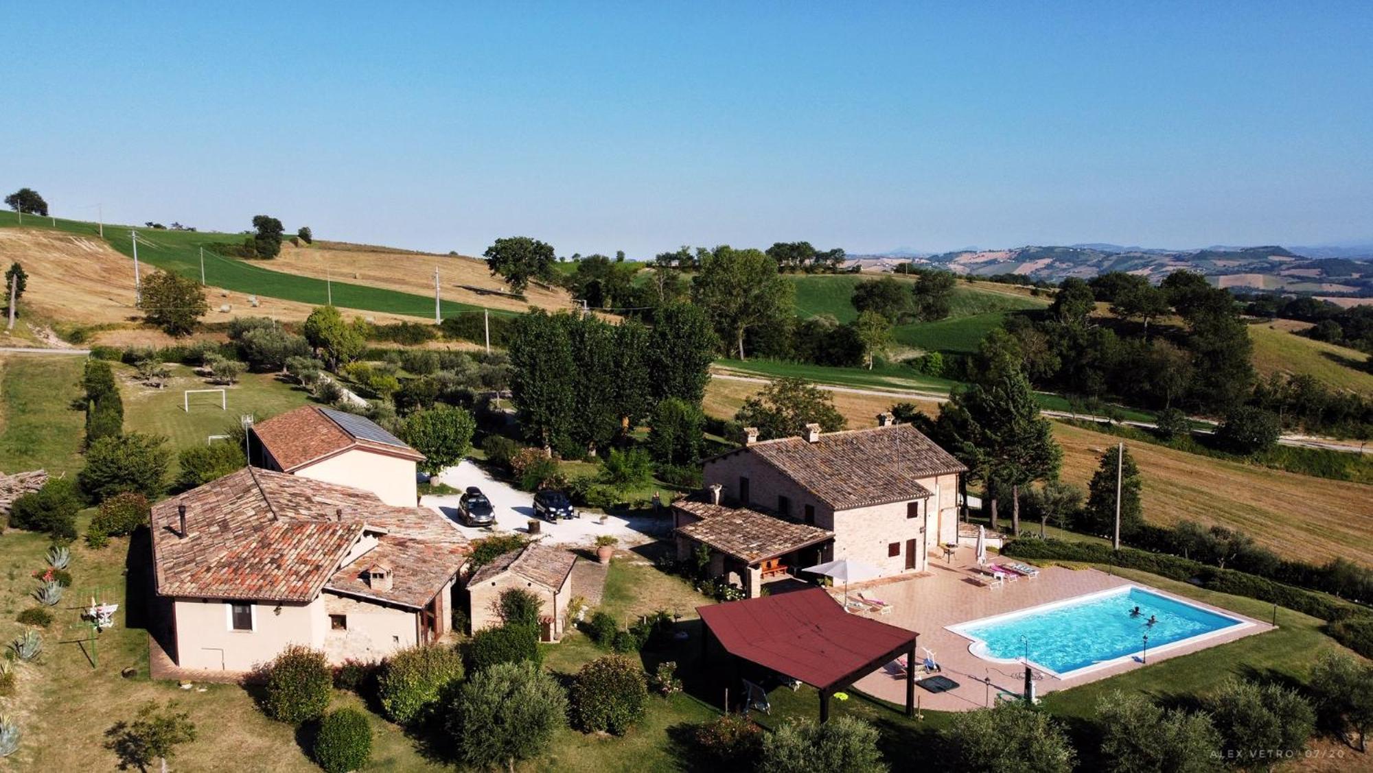 Agriturismo Villa Rosetta San Severino Marche Exterior photo